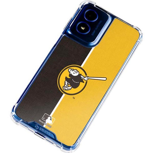 MLB San Diego Padres Split Moto G 5G (2024) Clear Case